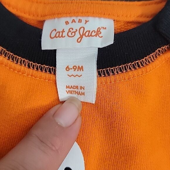 Boo Infant Haloween Outfit size 6 to 9 Months from Cat And Jack - Picture 4 of 5